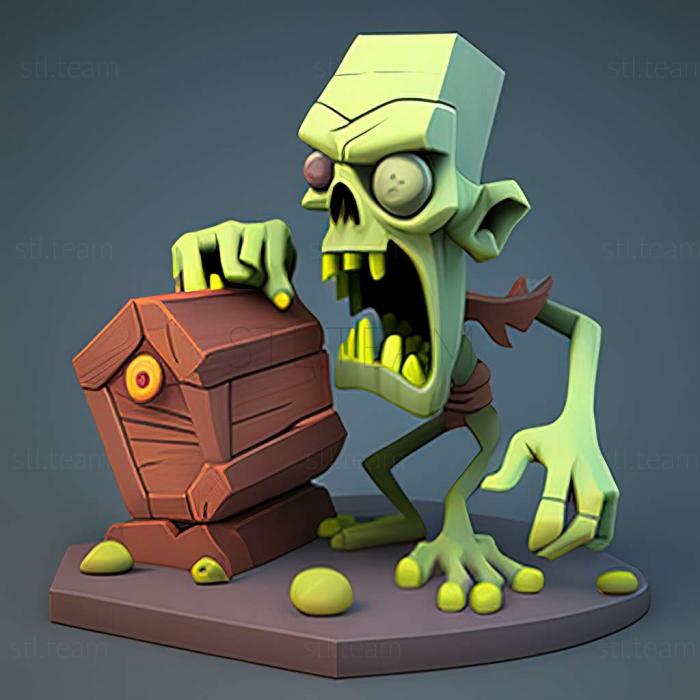 3D model Zombie Catchers game (STL)